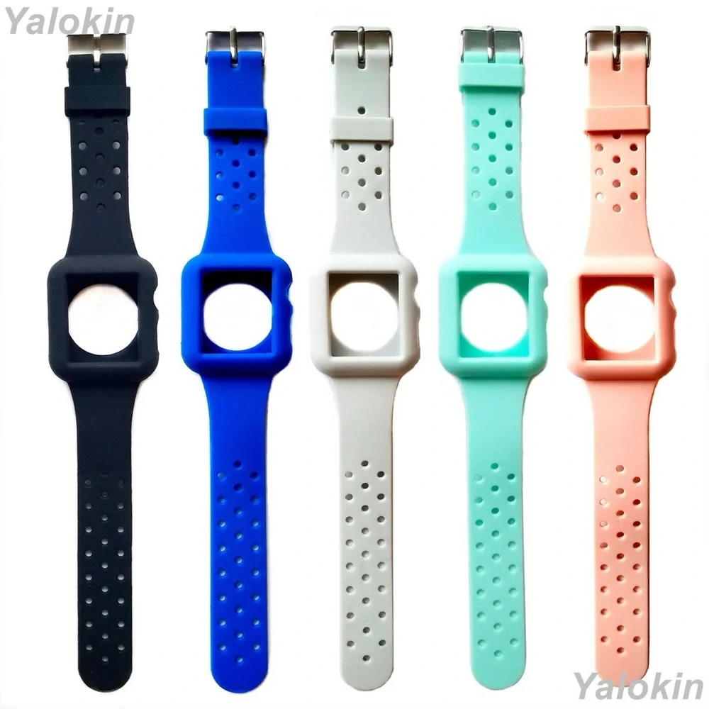 🎉 HOST PICK 🎉 *NEW/ UNUSED* Pink Silicone Apple Watch 42mm Protective Case Band
